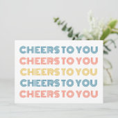 Wenskaart van de kazen kaart (Staand voorkant)