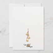 Wenskaart van de Kersttekst Jakobus 1:17 Feestdagenkaart (Achterkant)