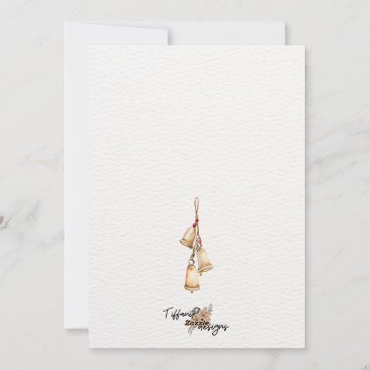 Wenskaart van de Kersttekst Jakobus 1:17 Feestdagenkaart (Achterkant)