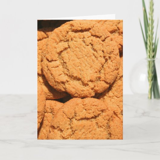 Wenskaart van de Koekjes van de gember het Kaart (Voorkant)