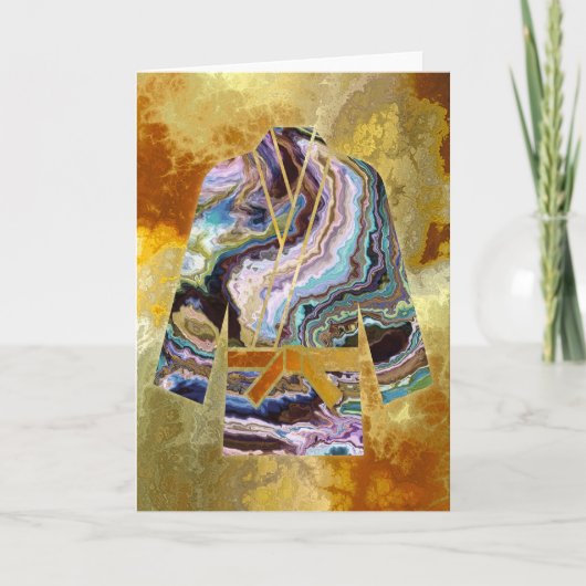 Wenskaart van de krijgskunst - Karate Judo Keikogi Kaart (Voorkant)