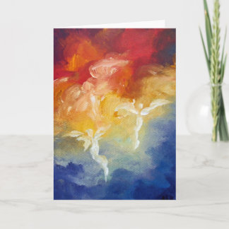 Wenskaart van de Kunst "van de Afdaling van de Kaart