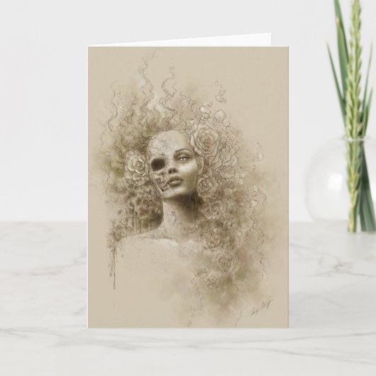 Wenskaart van de Kunst van de Fantasie van de Kaart (Voorkant)