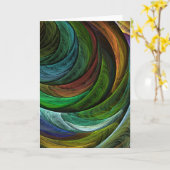 Wenskaart van de Kunst van de Glorie van de kleur Kaart (Gele Bloem)