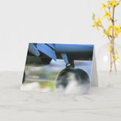 Wenskaart van de luchtmacht kaart (Gele Bloem)