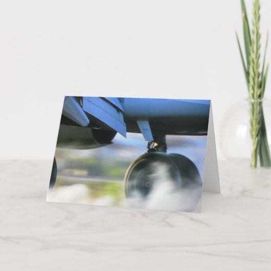 Wenskaart van de luchtmacht kaart (Voorkant)