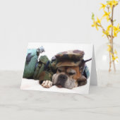 Wenskaart van de Militaire Bokser Kaart (Gele Bloem)