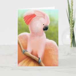 Wenskaart van de Molukse kaketoe Kaart
