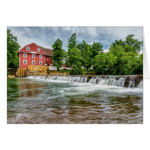 Wenskaart van de Oorlog Eagle Mill en Waterfall