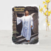 Wenskaart van de Opstanding Wonder Kaart (Gele Bloem)