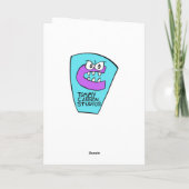 Wenskaart van de Pensionering van de PARTIJ van Kaart (Achterkant)