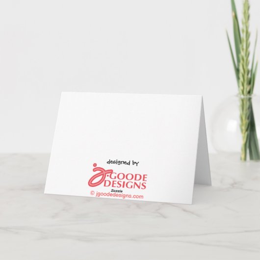 Wenskaart van de pinguïn kaart (Achterkant)