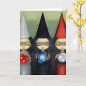 wenskaart van de "Planetary Witches" Kaart (Gele Bloem)