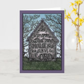 Wenskaart van de Schrift Kaart (Gele Bloem)