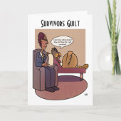 Wenskaart van de schuld van de overlevende kaart (Voorkant)