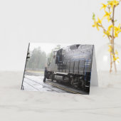 Wenskaart van de Spoorweg van Adirondack het Kaart (Gele Bloem)