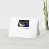 wenskaart van de suikerbiet feestdagen kaart (Achterkant)