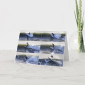 Wenskaart van de surfer van Californië Kaart (Achterkant)