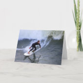 Wenskaart van de surfer van Californië Kaart (Achterkant)