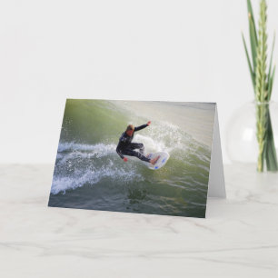 Wenskaart van de surfer van Californië Kaart