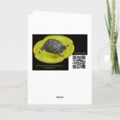 Wenskaart van de Verjaardag van de cicade het Kaart (Achterkant)