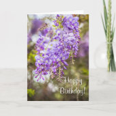 Wenskaart van de Verjaardag van de Foto van Kaart (Voorkant)