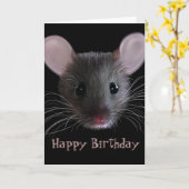 Wenskaart van de Verjaardag van de heel kleine Kaart (Gele Bloem)