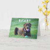 Wenskaart van de Verjaardag van de pret het Kaart (Gele Bloem)