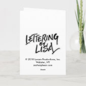 Wenskaart van de Verjaardagszegeningen Kaart (Achterkant)