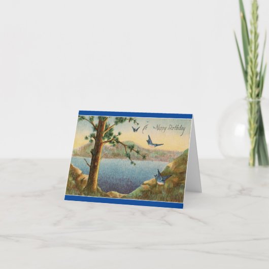  Wenskaart van de vogelstand Kaart (Voorkant)