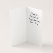 Wenskaart van de vuurtoren van de Kaapverdische Ho Kaart (Binnen)