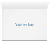 Wenskaart van de wereld van de vrede (Binenzijde Horizontaal (Onderkant))