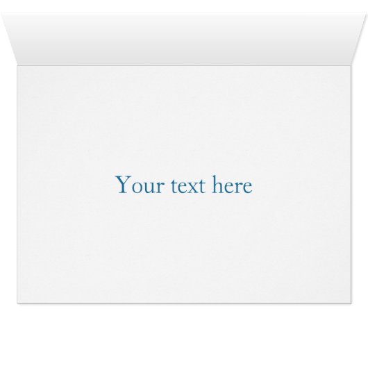 Wenskaart van de wereld van de vrede (Binenzijde Horizontaal (Onderkant))