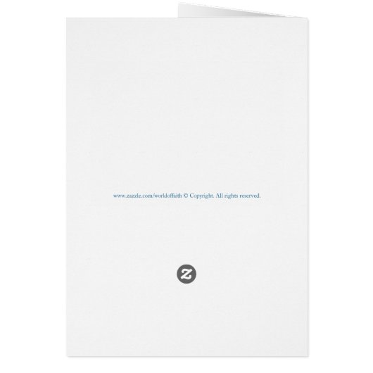 Wenskaart van de wereld van de vrede (Achterkant)