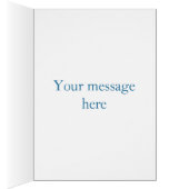 Wenskaart van de wereld van de vrede (Binnen (Rechts))