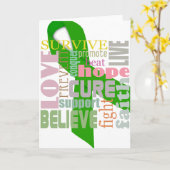 Wenskaart van de Woorden van de Verwonding van Kaart (Gele Bloem)