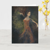 Wenskaart van de Ziel van de zigeuner het Kaart (Gele Bloem)