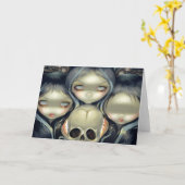 wenskaart van de "zinloze profetie" kaart (Gele Bloem)