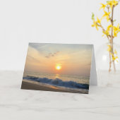 wenskaart van de zonsondergang op Hawaï Kaart (Gele Bloem)