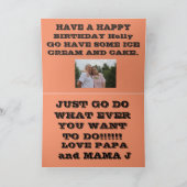 Wenskaart van de Zonsondergang van Kansas het Kaart (Binnen)