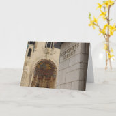 Wenskaart van Detroit, Michigan Kaart (Gele Bloem)