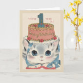  Wenskaart van een jaar oud Kaart (Gele Bloem)