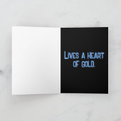 Wenskaart van een mannelijk persoon kaart (Binnen)