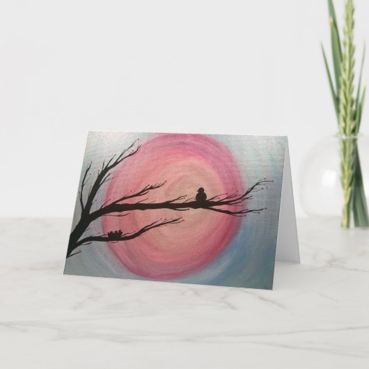 Wenskaart van een moederhorloge kaart (Voorkant)