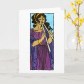 Wenskaart van Euterpe Kaart (Gele Bloem)