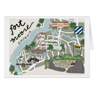 Wenskaart van Fort Moore