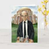 Wenskaart van Frank Oppenheimer Kaart (Gele Bloem)