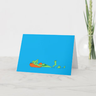 Wenskaart van Gator a' Drift Feestdagen Kaart