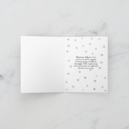 Wenskaart van geboorte kaart (Binnen)