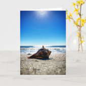 wenskaart van geknoopt wulk (blanco binnenin) kaart (Gele Bloem)